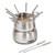 8 Cup Electric Fondue Set w/ 8 Forks