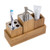 4pc Bamboo Bathroom Countertop Set