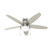 Liliana 52" Ceiling Fan w/ 2 LED Lights Brushed Nickel/Matte Nickel