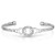 Diamond Silver Cuff Bracelet
