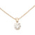 14k Yellow Gold Diamond Necklace .10ct