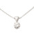 14k White Gold Diamond Necklace .15ct