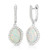 Deco Opal & White Sapphire Earrings