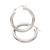 White Gold Hoop Earrings