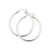 Sterling Silver 3x20mm Hoop Earrings