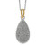 Pave Diamond Tear Drop Necklace