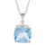 Blue Topaz Pendant Necklace