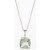 Green Amethyst Pendant Necklace