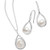 Modern Pearl Earring and Necklace Set