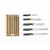 Elevate 6pc Compact Bamboo Knife Block Set