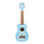 Makala Dolphin Soprano Ukulele w/ Gig Bag Light Blue Burst