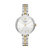 Ladies' Holland Skinny Gold & Silver-Tone Watch, Silver Dial