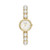 Ladies' Monroe Pearl Beaded Bracelet Watch, White Mother-of-Pearl Dial