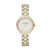 Ladies' Morningside Gold & Silver-Tone Stainless Steel Watch, White Dial