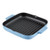 11" Enamel Cast Iron Square Grill Pan Blue Velvet