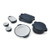 8pc Ceramic Stoneware Baking Dish Set Blue Steel