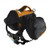 Baxter Backpack for Dogs 30-85lbs Black/Orange