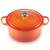 7.25qt Signature Cast Iron Round Dutch Oven Flame