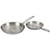 Stainless Steel 2pc Fry Pan Set