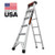 King Kombo 2.0 Pro 6ft Aluminum Ladder w/ Wall Pad