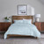 Love Solid Comforter Set - Full/Queen Light Blue