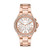 Ladies Large Camille Rose Gold-Tone Stainless Steel Crystal Watch White Dial