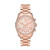 Ladies Lexington Rose Gold-Tone Stainless Steel Watch Rose Gold Dial