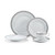 Platinum Crown 40pc Porcelain Dinnerware Set