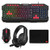 Campaign Gaming Bundle Black - Keyboard Mouse Headset Mouse Pad