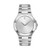 Mens Corporate Exclusive Silver-Tone Stainless Steel Watch Silver Dial