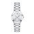 Ladies Corporate Exclusive Silver-Tone Stainless Steel Watch Silver Dial