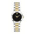 Ladies Swiss Collection Two-Tone Stainless Steel Watch Black Dial