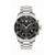 Mens Series 800 Silver-Tone Performance Steel Chronograph Watch Black Dial