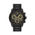 Mens BOLD Verso Chronograph Black IP Stainless Steel Watch Black Dial