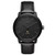 Mens Legacy Solar Chronograph Dress Black Strap Watch Black Dial