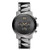 Mens Chrono Gunmetal IP Stainless Steel Watch Gunmetal Dial