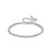 Love All Tennis Slider Bracelet Silver