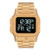 Mens Regulus Stainless Steel All Gold Digital Watch