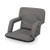 Ventura Portable Reclining Stadium Seat Heathered Gray