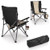 Big Bear XL Folding Camp Chair w/ Cooler Black