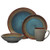 Monroe Blue 16pc Stoneware Dinnerware Set