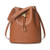 Andie Leather Large Drawstring Bag Lauren Tan