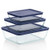 6pc Simply Store Rectangular Glass Storage Set