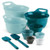 10pc Melamine Mix Measure & Utensil Set Light Blue & Teal