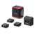 Converter/Adapter Plug Kit w/Pouch Black and Red