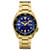 Men's Seiko 5 Sports US Special Creation Automatic Gold SS Watch, Blue Dial