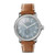 Unisex Runwell Largo Tan Leather Strap Watch Slate Blue Dial