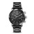 Ladies' Canfield Sport Chronograph Black Ceramic Watch, Black Dial