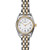 Ladies' Derby Gold & Silver-Tone Stainless Steel Watch, White Dial