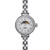 Ladies' Birdy Moon Phase Silver-Tone Stainless Steel Watch, Silver Dial